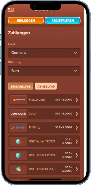 Ein- und Auszahlungsmethoden im Cleobetra Casino